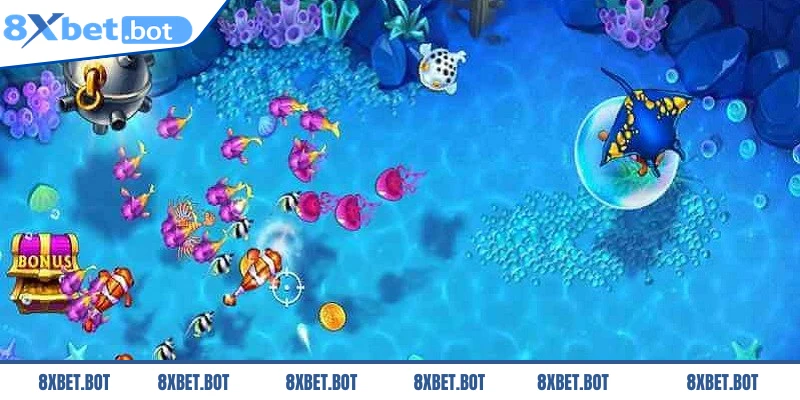 Mỗi sinh vật biển đều mang giá trị điểm thưởng quy đổi khác nhau